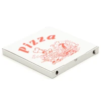 Pizzakarton 320 x 320 x 40 mm "Cuboxale" Weiß