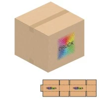 400x400x340 mm einwellige Kartons mit Digitaldruck