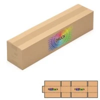 600x130x130 mm einwellige Kartons mit Digitaldruck