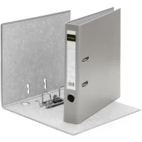 Ordner A4 5 cm PP Kunststoff Grau Aktenordner Briefordner