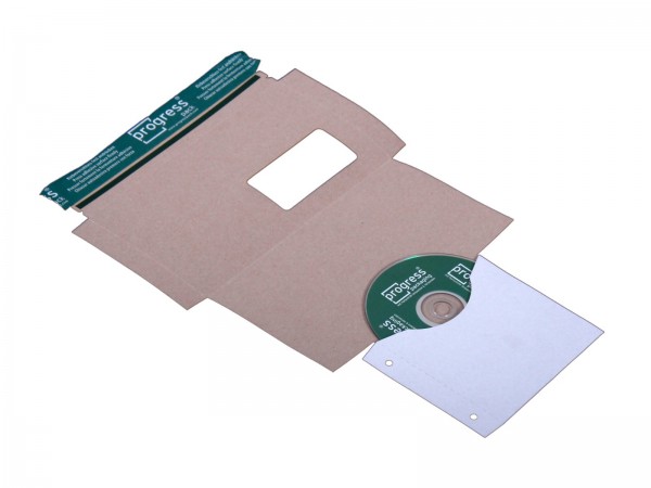 CD-Mailer DIN lang mit Archivtasche Fenster links