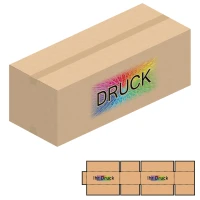 985x385x350 mm zweiwellige Kartons mit Digitaldruck