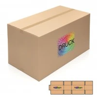 1000x500x500 mm zweiwellige Kartons (Außenmaß) mit Digitaldruck