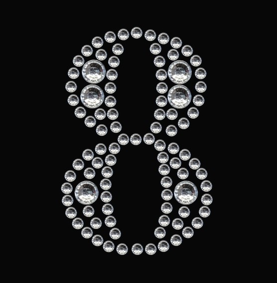 HERMA 15364 3x Crystal Sticker 8