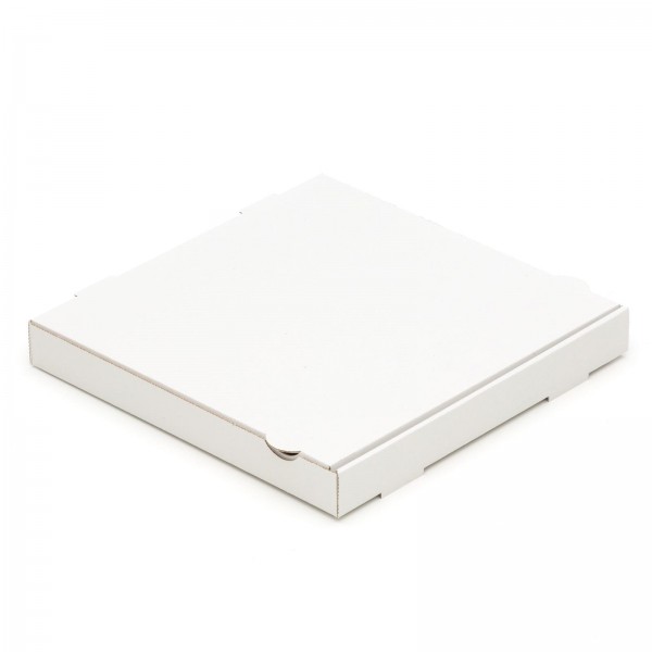 Pizzakarton 320 x 320 x 40 mm "Francia" Blanko Weiß