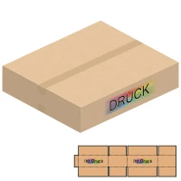 700x600x150 mm einwellige Kartons mit Digitaldruck