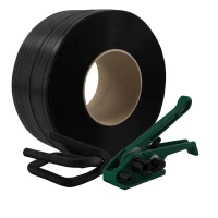 16 mm PP Umreifung Set Umreifungsband Bandspanner Metallklemmen