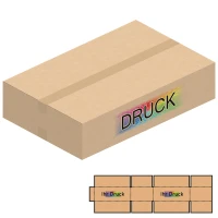 700x450x160 mm einwellige Kartons mit Digitaldruck