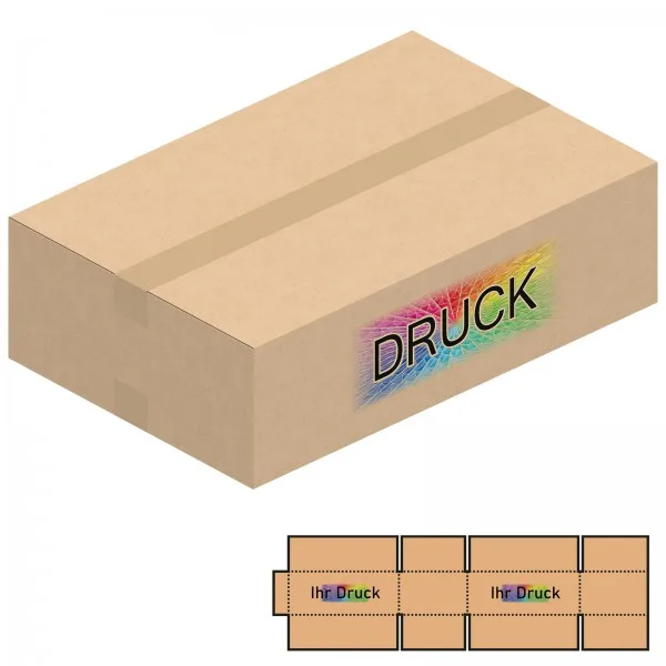 580x380x170 mm zweiwellige Kartons mit Digitaldruck