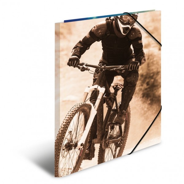 HERMA 19228 3x Sammelmappe A4 Karton Mountainbike