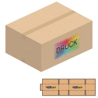 644x494x268 mm zweiwellige Kartons mit Digitaldruck