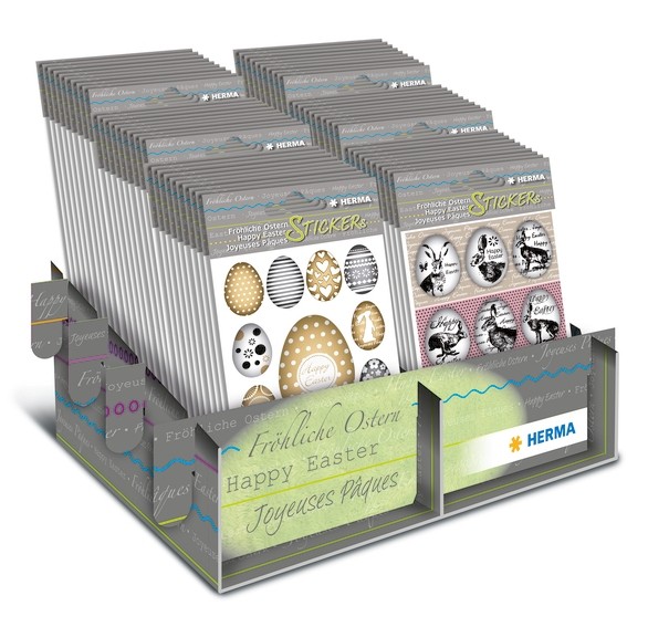 HERMA 1722 Display Sticker DECOR Happy Easter