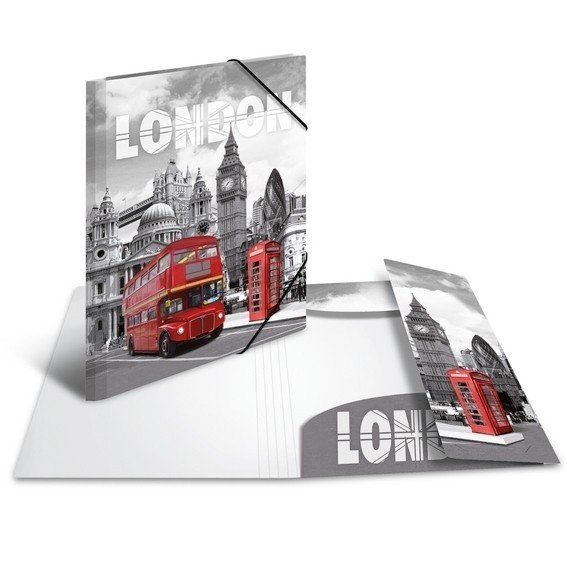 HERMA 7276 3x Sammelmappe A3 PP London