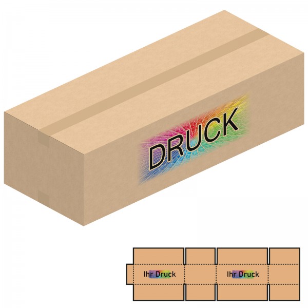 985x385x270 mm zweiwellige Kartons mit Digitaldruck