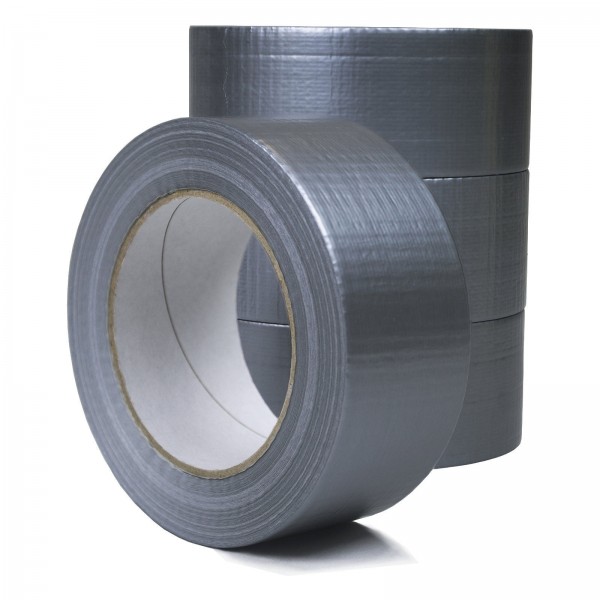 48 mm x 50 m Gewebeband Panzertape Steinband Tape Silber