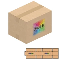 220x170x120-160 mm zweiwellige Kartons mit Digitaldruck
