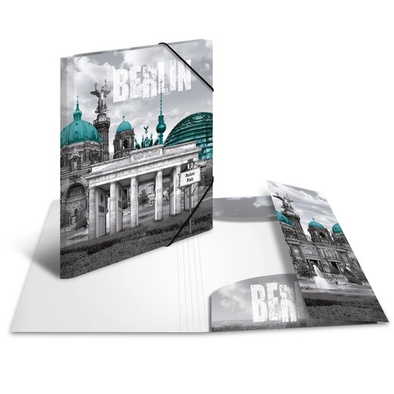 HERMA 7273 3x Sammelmappe A3 PP Berlin