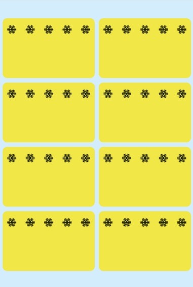 HERMA 3771 Tiefkühletiketten gelb 26x40 mm Eiskristalle 480 St.