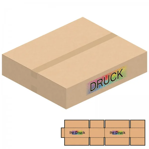 700x600x150 mm einwellige Kartons mit Digitaldruck