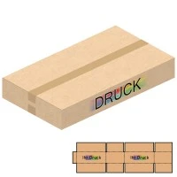740x420x110 mm zweiwellige Kartons mit Digitaldruck