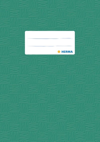 HERMA 7425 2500x Heftschoner PP A5 gedeckt/dunkelgrün