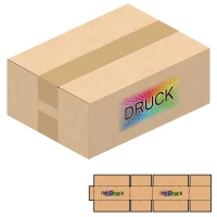 192x142x74 mm zweiwellige Kartons mit Digitaldruck