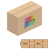 780x380x500 mm zweiwellige Kartons mit Digitaldruck
