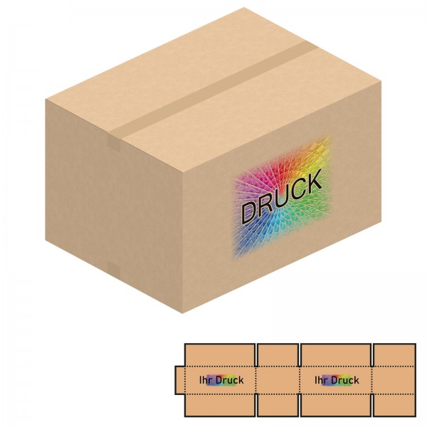 785x585x300-470 mm zweiwellige Kartons mit Digitaldruck