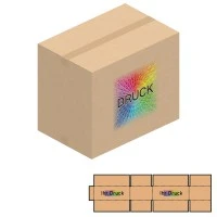 600x400x500 mm einwellige Kartons mit Digitaldruck