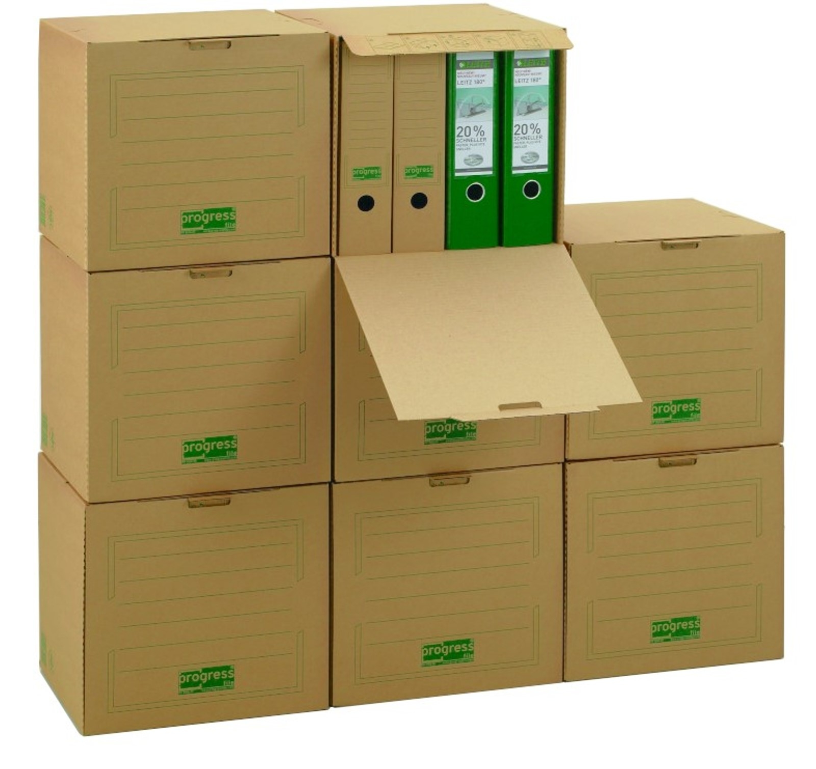 20 Archiv Cubes PREMIUM 297 x 334 x 330 mm Archivkartons Kartons 