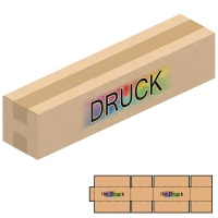 690x140x130 mm zweiwellige Kartons mit Digitaldruck