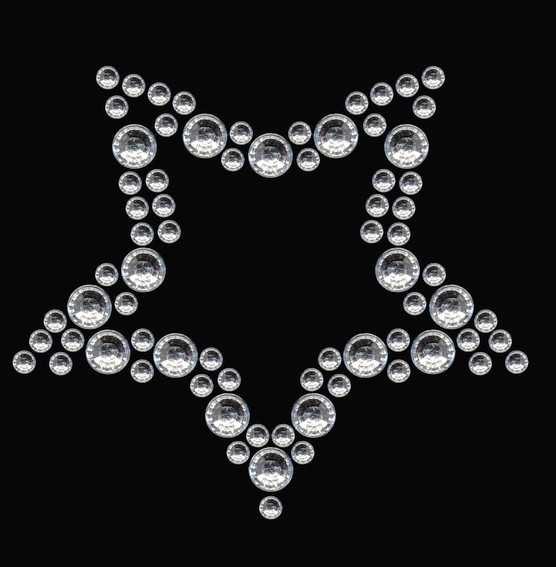 HERMA 15370 3x Crystal Sticker Stern