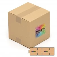 200x200x200 mm einwellige Kartons quadratisch mit Digitaldruck