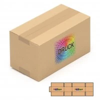 240x130x130 mm einwellige Kartons mit Digitaldruck