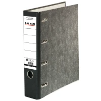 Doppelordner DIN A4 7 cm 2 x DIN A5 quer Wolkenmarmor