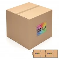 600x600x600 mm zweiwellige Kartons quadratisch (Außenmaß) mit Digitaldruck