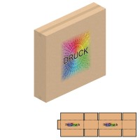 915x200x750-860 mm einwellige Kartons mit Digitaldruck