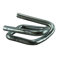 100x 16 mm Metallklemmen verzinkt für Textil Umreifungsband