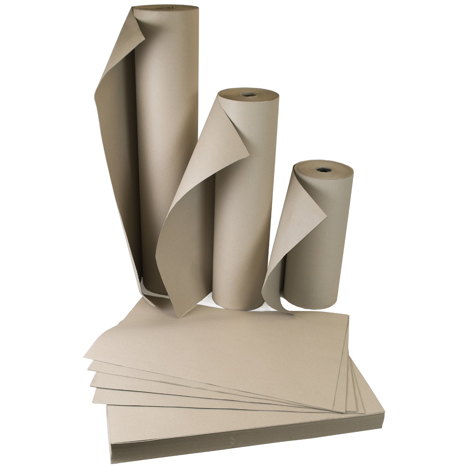 3 Rollen 100g/m² Schrenzpapier Knüllpapier Packpapier Stopfpapier 100cm x 200m 