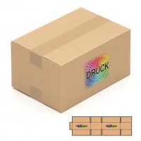 300x200x150 mm einwellige Kartons mit Digitaldruck