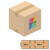200x200x200 mm zweiwellige Kartons mit Digitaldruck