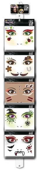 HERMA 15313 Sortiment Face Art Sticker Hängeleiste 2016