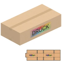 800x400x200 mm zweiwellige Kartons mit Digitaldruck