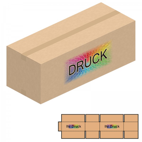 985x385x350 mm zweiwellige Kartons mit Digitaldruck