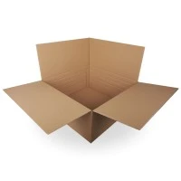 660x660x100-300 mm zweiwellige Kartons quadratisch