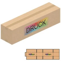 1200x300x300 mm zweiwellige Kartons mit Digitaldruck