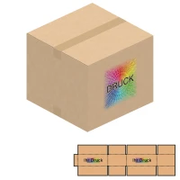 400x400x340 mm einwellige Kartons mit Digitaldruck