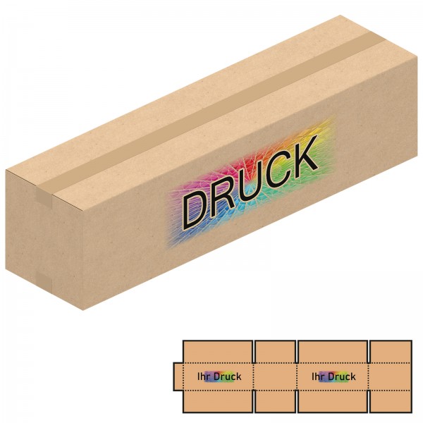 1200x300x300 mm zweiwellige Kartons mit Digitaldruck