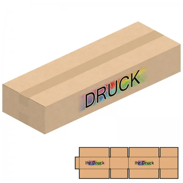 590x200x60-100 mm einwellige Kartons mit Digitaldruck
