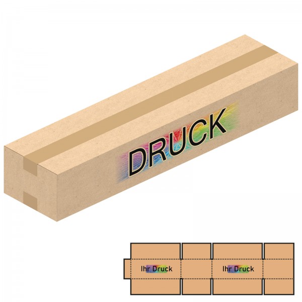 790x190x130 mm zweiwellige Kartons mit Digitaldruck